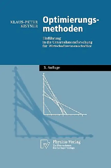 Optimierungsmethoden (English, Klaus-Peter Kistner)