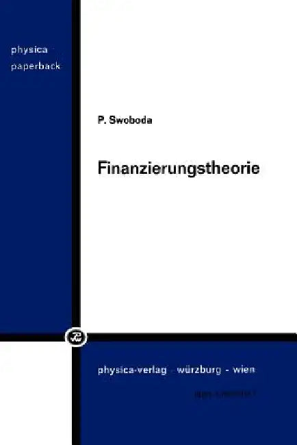 Finanzierungstheorie (English, Peter Swoboda)
