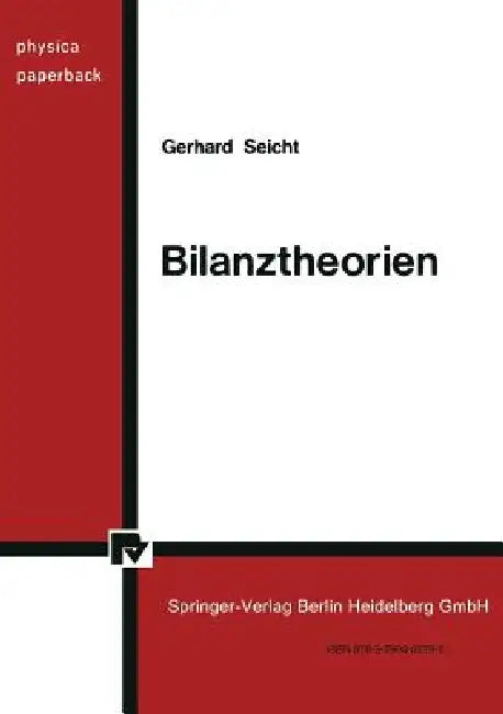 Bilanztheorien (English, G. Seicht)