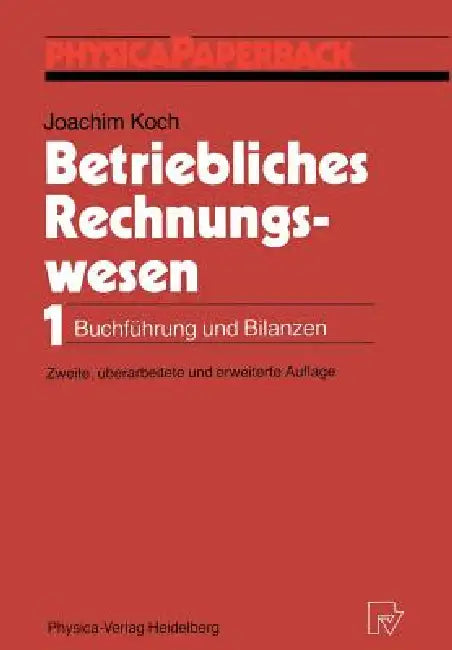 Betriebliches Rechnungswesen (English, Joachim Koch)
