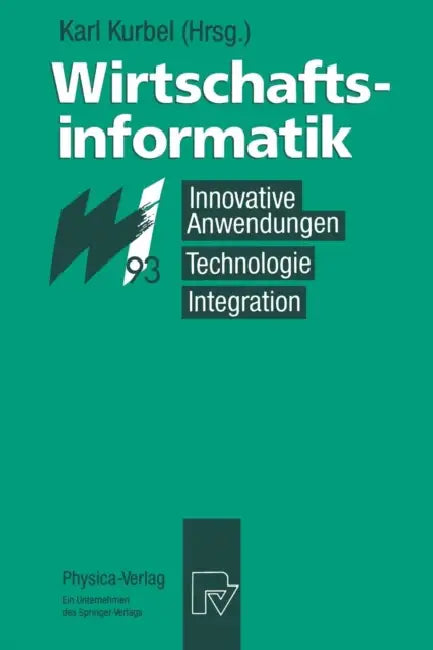 Wirtschaftsinformatik ′93 (English, Karl Kurbel)