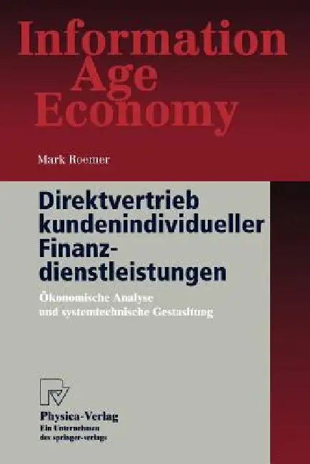 Direktvertrieb Kundenindividueller Finanzdienstleistungen (English, Mark Roemer)