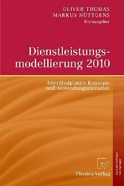 Dienstleistungsmodellierung 2010 (English, Oliver Thomas | Markus Nüttgens)