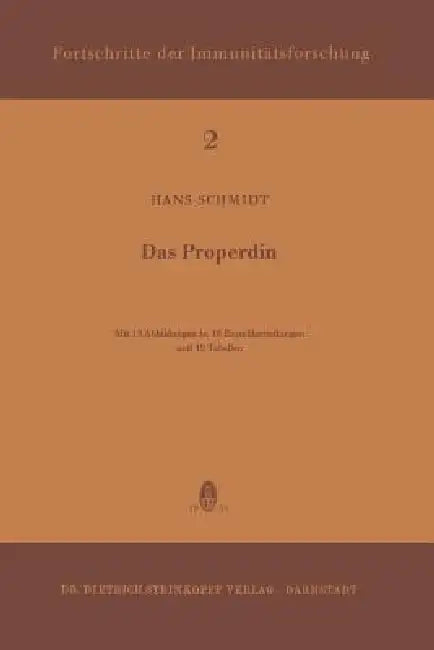 Das Properdin (English, H. Schmidt)