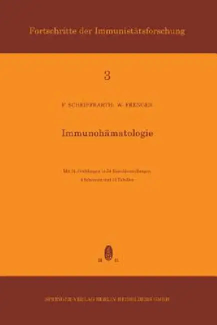 Immunohämatologie (English, Friedrich Scheiffarth | Werner Frenger)