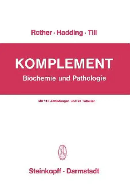 Komplement (English, U. Hadding | Klaus Rother | M. M. Mayer)
