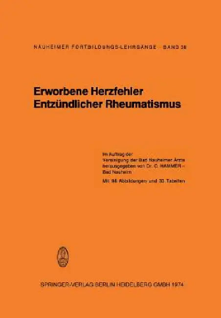 Erworbene Herzfehler Entzündlicher Rheumatismus (English, O. Hammer)