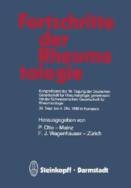Fortschritte Der Rheumatologie (English, P. Otte | F. J. Wagenhäuser)