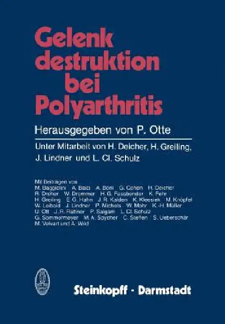 Gelenkdestruktion Bei Polyarthritis (English, H. Deicher | P. Otte | H. Greiling)
