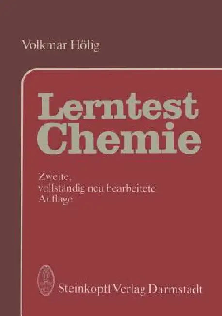 Lerntest Chemie (English, V. Hölig)