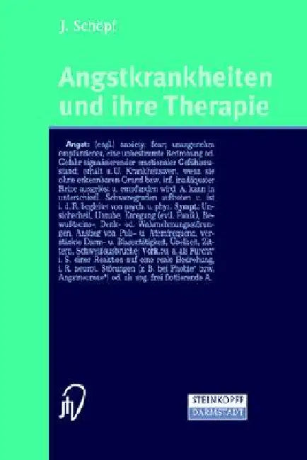 Angstkrankheiten Und Ihre Therapie (English, Josef Schöpf)