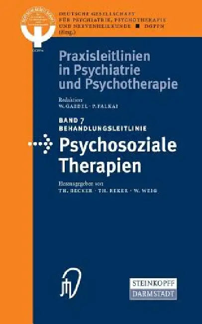 Behandlungsleitlinie Psychosoziale Therapien (English, T. Becker | T. Reker | W. Weig)