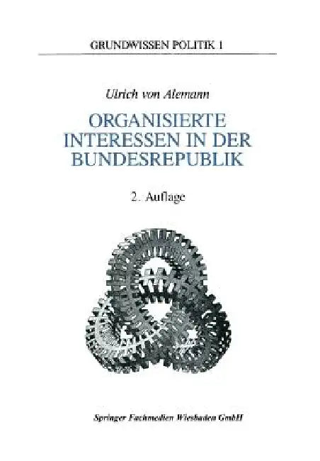 Organisierte Interessen in Der Bundesrepublik Deutschland (English, Ulrich Alemann)