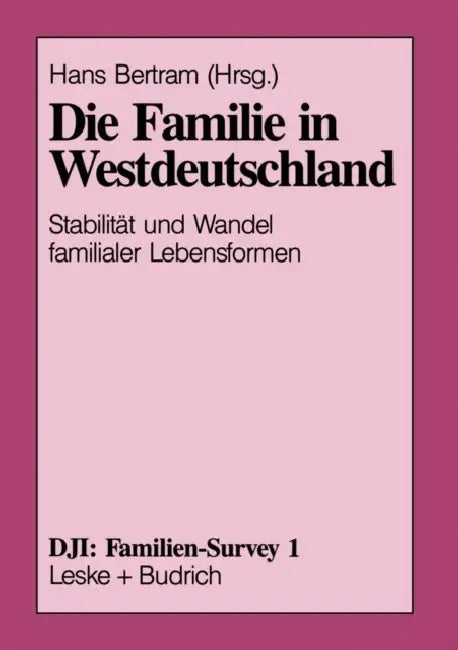 Die Familie in Westdeutschland (English, Hans Bertram)