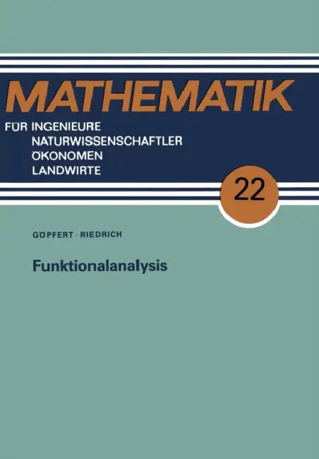 Funktionalanalysis (English, Alfred Göpfert)