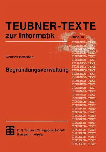 Begründungsverwaltung (English, Clemes H. Beckstein)