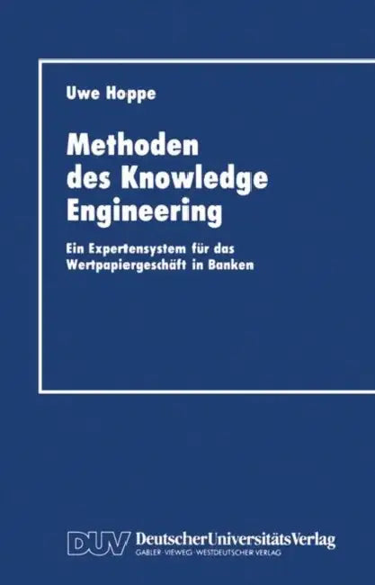 Methoden Des Knowledge Engineering (English, Uwe Hoppe)