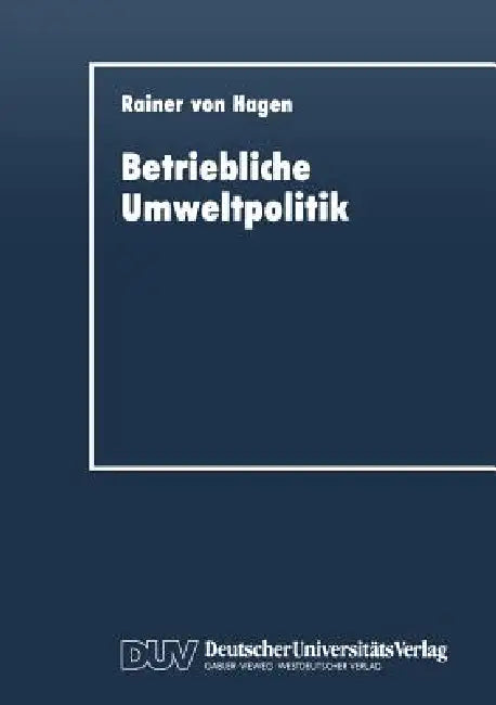 Betriebliche Umweltpolitik (English, Hagen)