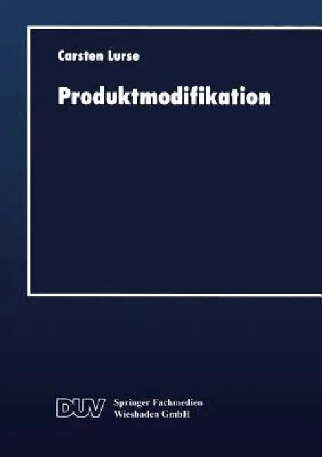 Produktmodifikation (English, Carsten Lurse)