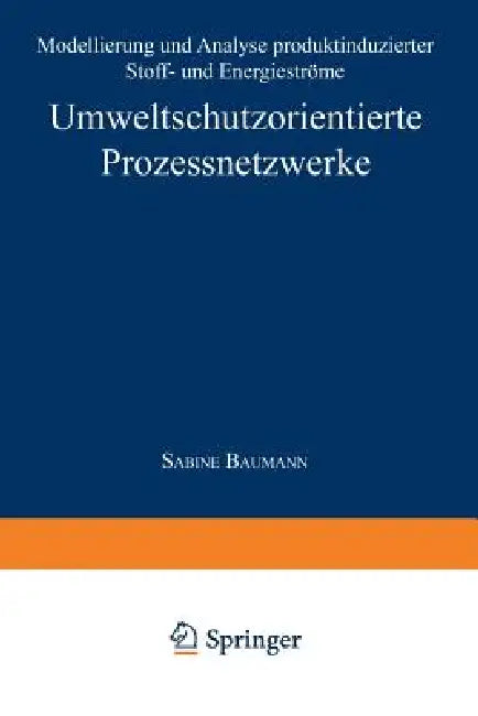 Umweltschutzorientierte Prozessnetzwerke (English, Sabine Baumann)
