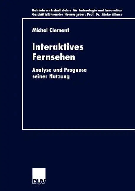 Interaktives Fernsehen (English, Michel Clement)