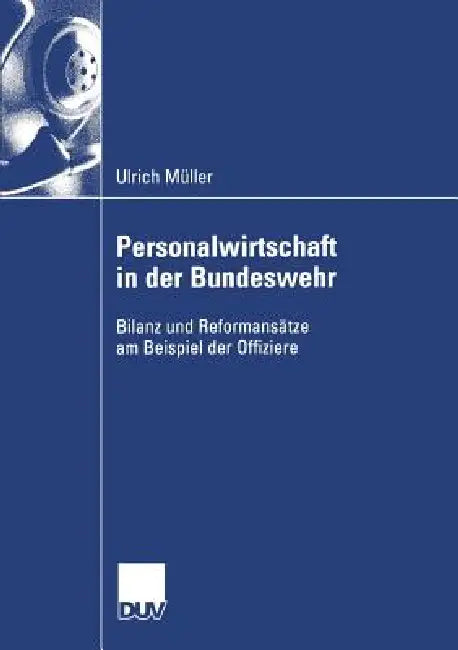 Personalwirtschaft in Der Bundeswehr (English, Ulrich Müller)