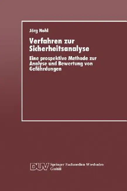 Verfahren Zur Sicherheitsanalyse (English, Jörg Nohl)