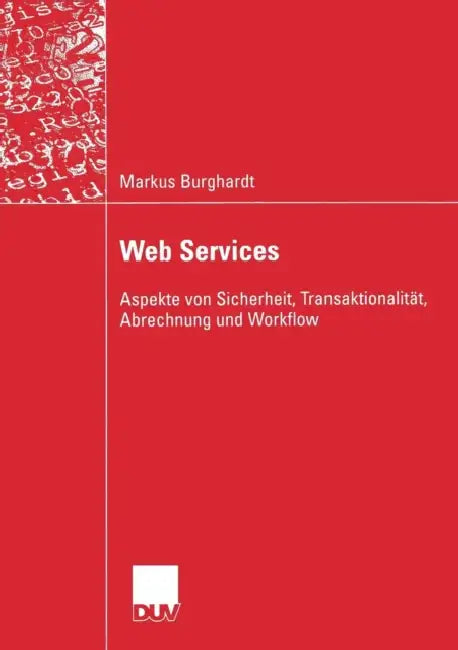 Web Services (English, Markus Burghardt)