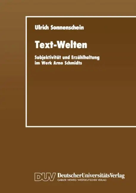 Text-Welten (English, Ulrich Sonnenschein)