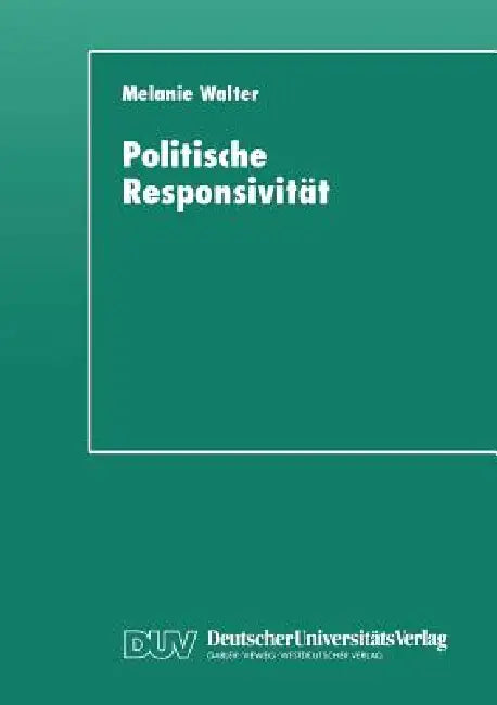 Politische Responsivität (English, Melanie Walter)