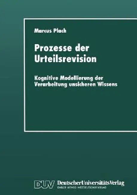 Prozesse Der Urteilsrevision (English, Marcus Plach)