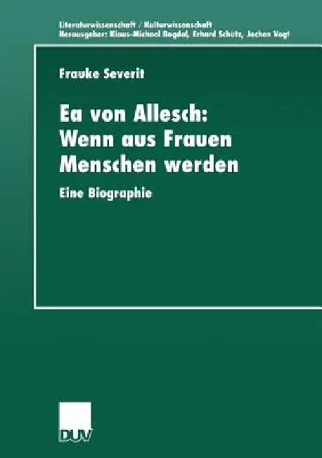 EA Von Allesch (English, Frauke Severit)