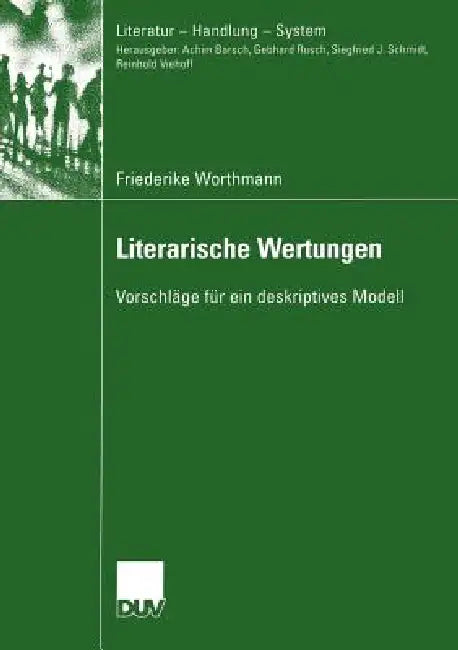 Literarische Wertungen (English, Friederike Worthmann)