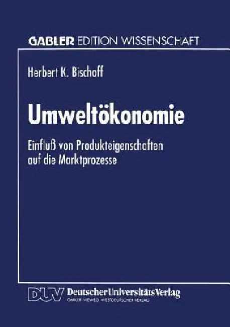 Umweltökonomie (English, Herbert K. Bleuelff)