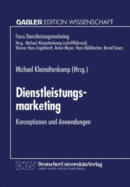 Dienstleistungsmarketing (English, Michael Kleinaltenkamp)