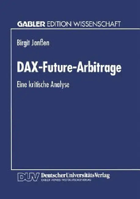 Dax-Future-Arbitrage (English, Birgit Janßen)