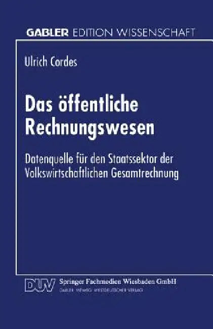 Das Öffentliche Rechnungswesen (English, Ulrich Cordes)