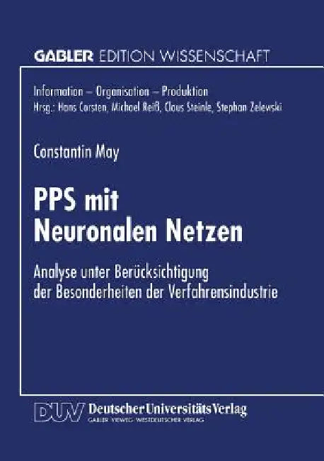 Pps Mit Neuronalen Netzen (English, Constantin May)