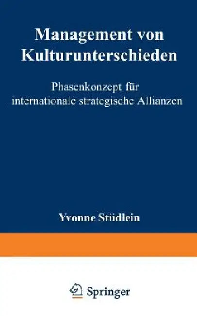 Management Von Kulturunterschieden (English, Yvonne Stüdlein)
