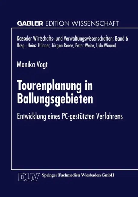 Tourenplanung in Ballungsgebieten (English, Monika Vogt)