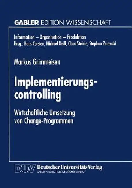 Implementierungscontrolling (English, Markus Grimmeisen)