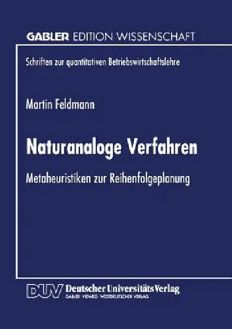 Naturanaloge Verfahren (English, Martin Feldmann)