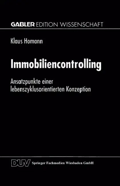 Immobiliencontrolling (English, Klaus Homann)
