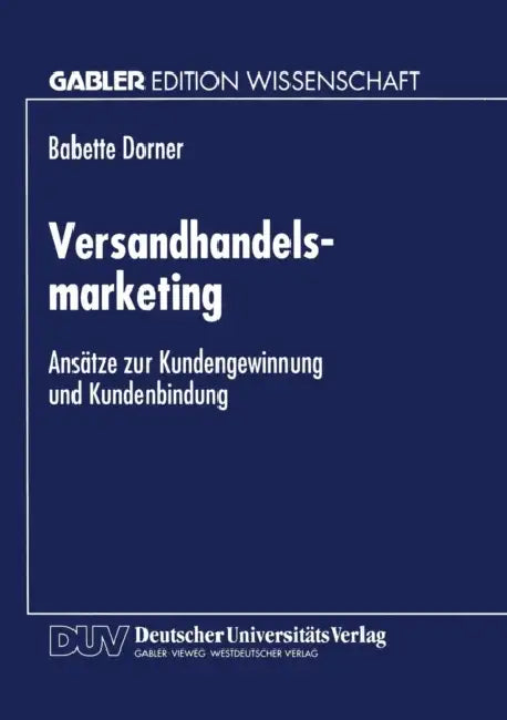 Versandhandelsmarketing (English, Babette Dorner)