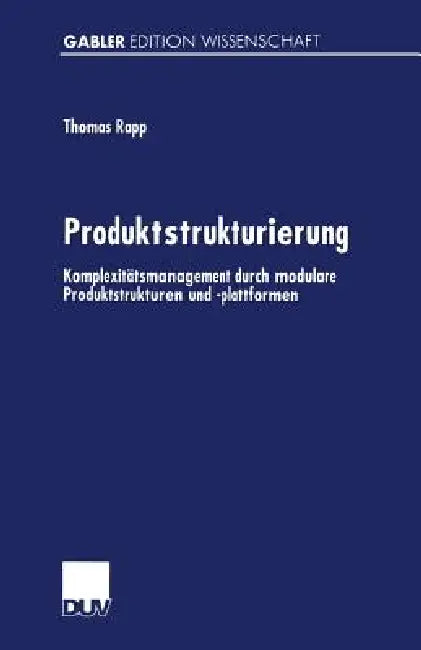 Produktstrukturierung (English, Thomas Rapp)