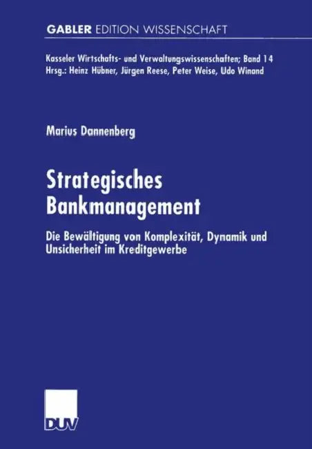 Strategisches Bankmanagement (English, Marius Dannenberg)