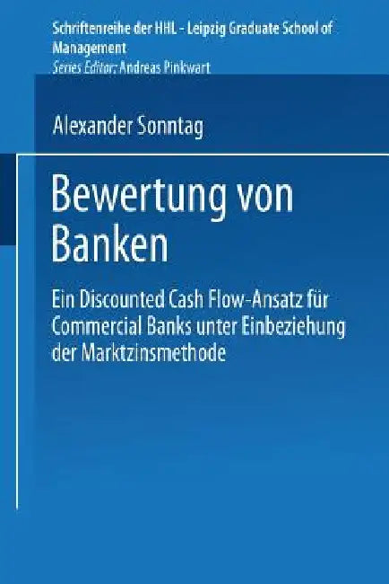 Bewertung Von Banken (English, Alexander Sonntag)