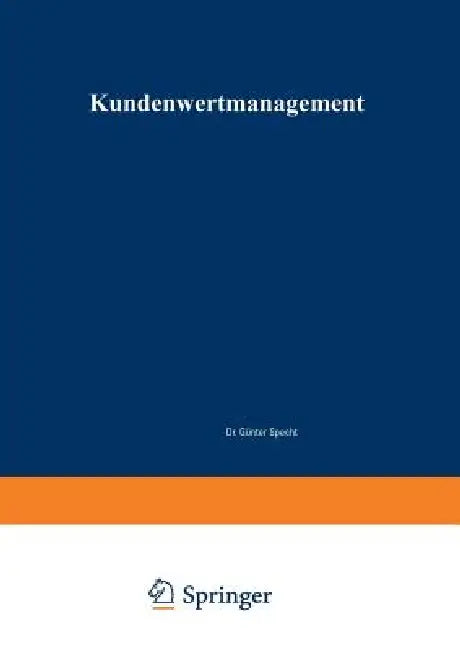 Kundenwertmanagement (English, Gunter Eberling)