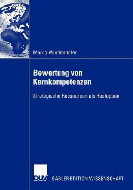 Bewertung Von Kernkompetenzen (English, Marco Wiedenhofer)