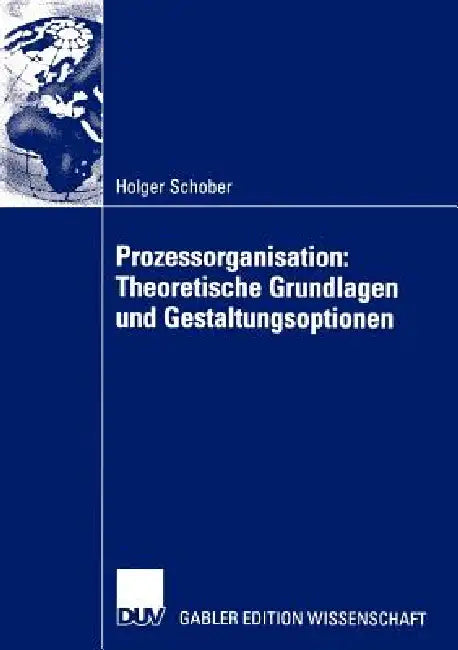 Prozessorganisation (English, Holger Schober)